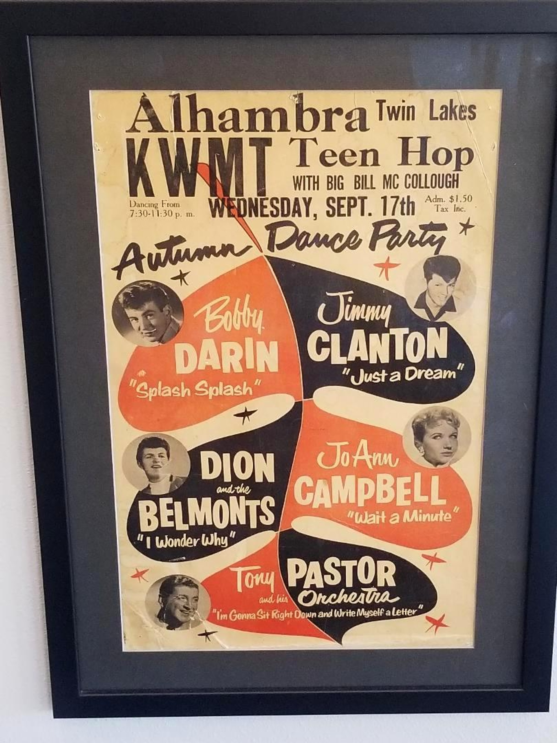 Alhambra dance hall featured Bobby Darin 